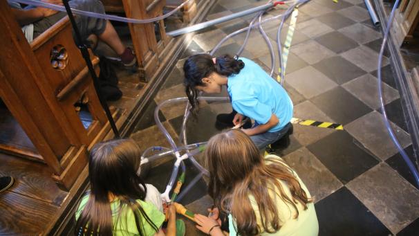 <p>Die Kreativität der jungen Teilnehmer war bei diesem Projekt gefragt.</p>