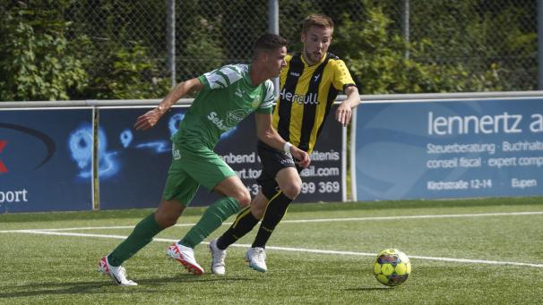 <p>Auch Corentin Thielen konnte die Kelmiser Niederlage nicht abwenden.</p>