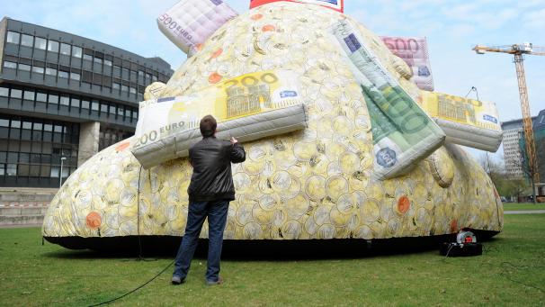 <p>Ein „Schuldenberg“</p>