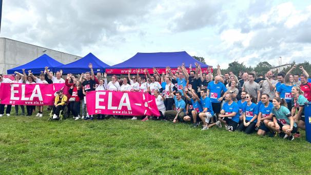 <p>Die Teilnehmer hatten sich am Freitagmittag im East Belgium Park versammelt.</p>
