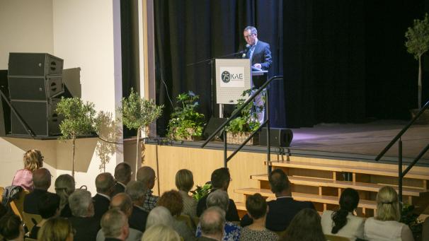 <p>Solidarität und Toleranz am KAE wurden in den Reden betont.</p>