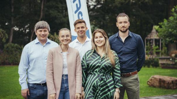 <p>Der neue Vorstand der ostbelgischen Jungliberalen</p>