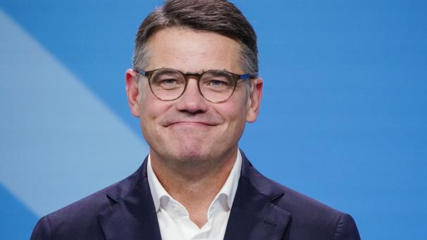 <p>In Hessen legte die CDU von Ministerpräsident Boris Rhein (Foto) sehr deutlich zu .</p>
