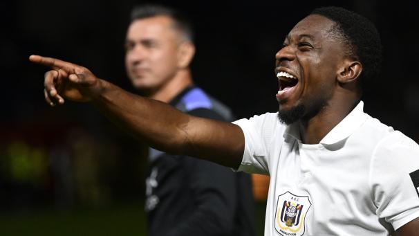 <p>Da geht es in Richtung Spitze: Francis Amuzu erzielte das entscheidende 3:1 gegen den KV Mechelen.</p>