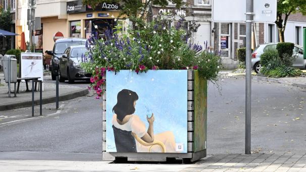 <p>Kunst auch auf den Straßen</p>