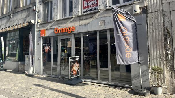 <p>Der Laden des Mobilfunkanbieters in der Eupener Klosterstraße</p>