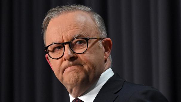 <p>Anthony Albanese, Premierminister von Australien, gibt im Parlamentsgebäude eine Erklärung zum Ergebnis des «Voice»-Referendums ab.</p>
