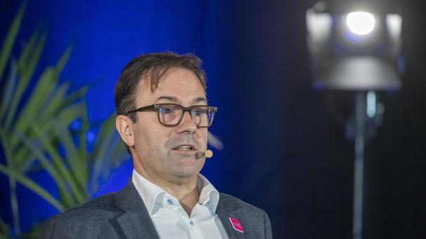 <p>VRT-Chef Frederik Delaplace</p>