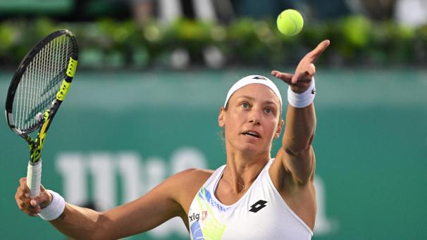 <p>Yanina Wickmayer in Aktion</p>