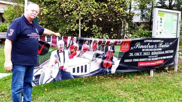 <p>Norbert Siebertz präsentiert am 28. Oktober „Good Evening Mr. Sinatra, Hello Mr. Bublé“ im Bürgersaal.</p>