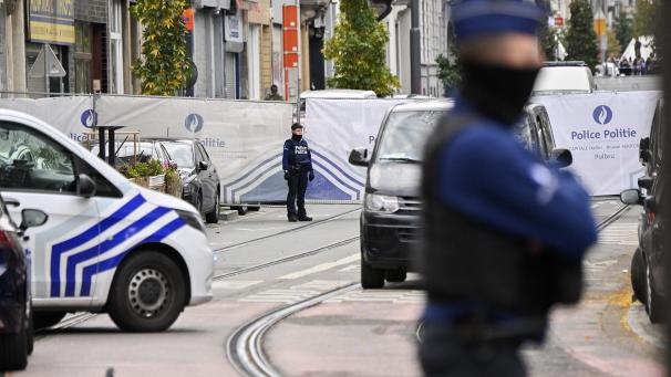 <p>Die Polizei stieß auf den Mann in Schaerbeek.</p>