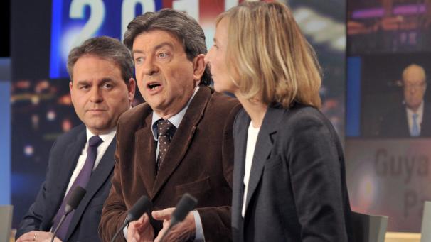 <p>Jean-Luc Mélenchon (Bildmitte) hat den Bruch mit seinem Verhalten vorangetrieben.</p>