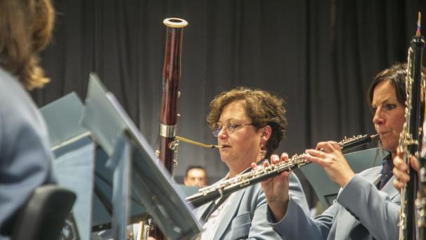 <p>Die Kgl. Harmonie Hergenrath zeigt außergewöhnliches Können.</p>