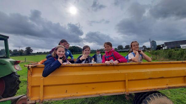 <p>Auch ein Besuch auf dem Bauernhof stand auf dem Programm.</p>
