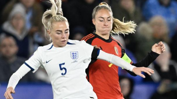 <p>Belgien (hier Tessa Wullaert) verlor am Freitag trotz einer starken Leistung knapp gegen England.</p>