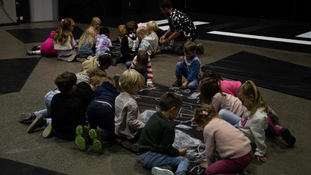 <p>Die Kinder nahmen eine aktive Rolle ein.</p>