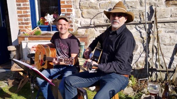 <p>Corner in Winslow: Michael Sparla und Korneel Steukers.</p>