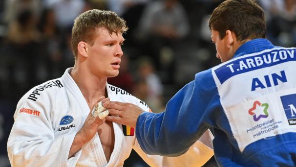 <p>Ex-Europameister Matthias Casse (links) verlor seinen Kampf um Bronze und blieb bei der EM in Frankreich ohne Medaille.</p>