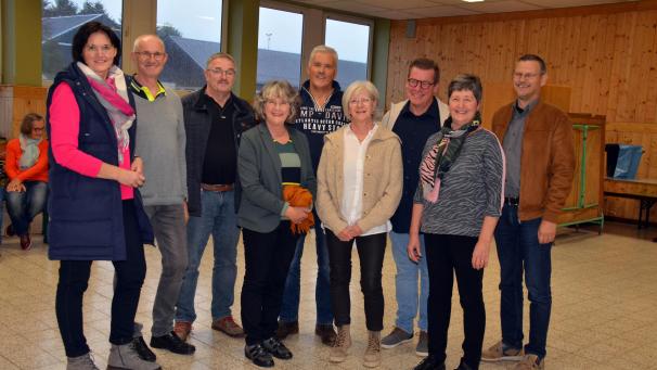 <p>Der aktuelle Vorstand der Schönberger Passionsspiele. Auf dem Foto fehlen Herbert Grommes, Svenja Schauss, Arno Schröder und Katrin Kohnen.</p>