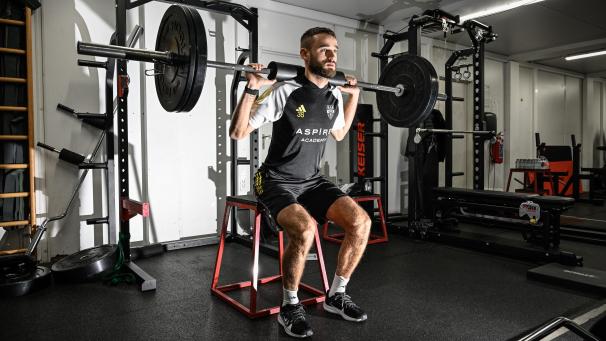 <p>Schuften für die Rückkehr auf den Platz: Boris Lambert fehlt der AS Eupen seit Mitte September.</p>
