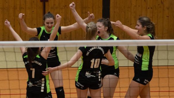 <p>Punkt, Satz und Spiel: Darauf hoffen die Lommersweilerinnen auch am Sonntag.</p>