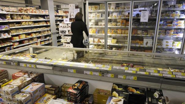 <p>Ein Großteil des monatlichen Budgets landet in den Supermarktkassen.</p>