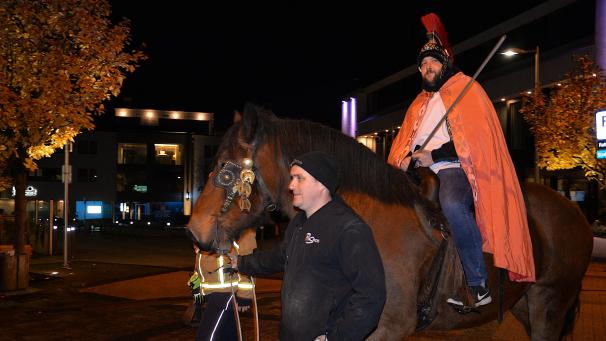 <p>Der Heilige Martin führte den Tross an.</p>