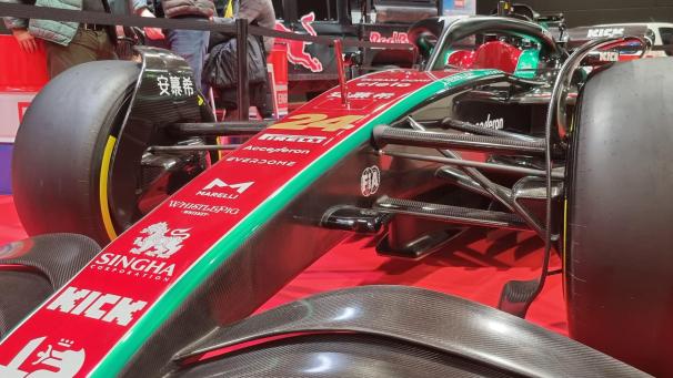 <p>Auch Alfa Romeo präsentierte sein Formel-1-Auto in Luxemburg.</p>