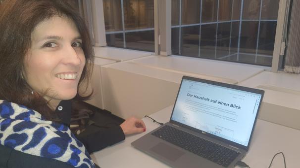 <p>Alexia Bertrand zeigt uns die deutschsprachige Version des neuen Online-Instruments zum Haushalt. Die vollständige Übersetzung lässt allerdings noch etwas auf sich warten.</p>