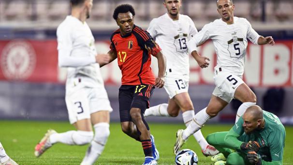 <p>Kein Abschlussglück: Lois Openda lässt gleich drei gute Chancen aus.</p>