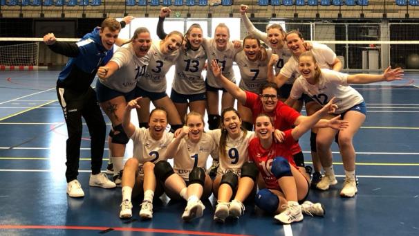 <p>Grund zum Jubeln hatten die Sporta-Damen in dieser Saison schon häufig. So soll es für Eupen-Kettenis auch im Derby gegen Raeren weitergehen.</p>