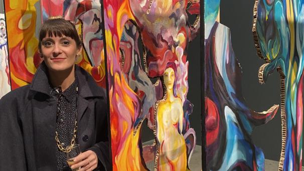 <p>Nora Huszka bringt seit 2012 verträumte und doch sehr lebendige Bilder auf die Leinwand.</p>