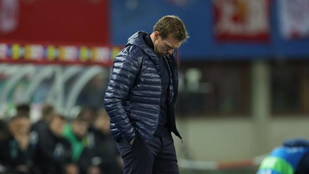 <p>Enttäuscht: DFB-Trainer Julian Nagelsmann.</p>