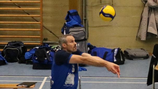 <p>Ball im Visier: Sportas Michel Delannay.</p>