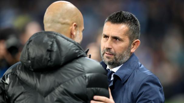 <p>Nenad Bjelica soll es bei Union Berlin jetzt richten. Hier im Gespräch mit Pep Guardiola (l.) 2019.</p>