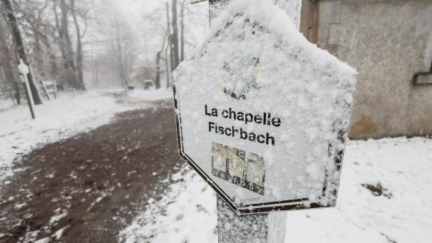 <p>Im Hohen Venn hat es am Samstag geschneit.</p>