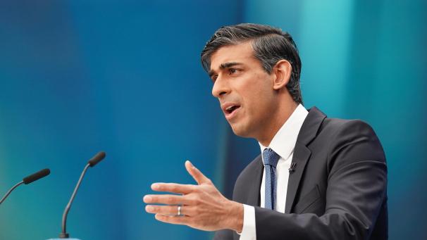 <p>Die Demonstration fand vor dem Privathaus des englischen Premierministers Rishi Sunak statt.</p>