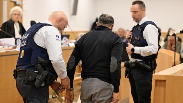 <p>Omar Benchamsy im Gerichtssaal.</p>