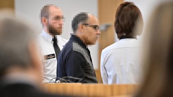 <p>Omar Benchamsy zum Zeitpunkt der Verkündung des Strafmaßes.</p>