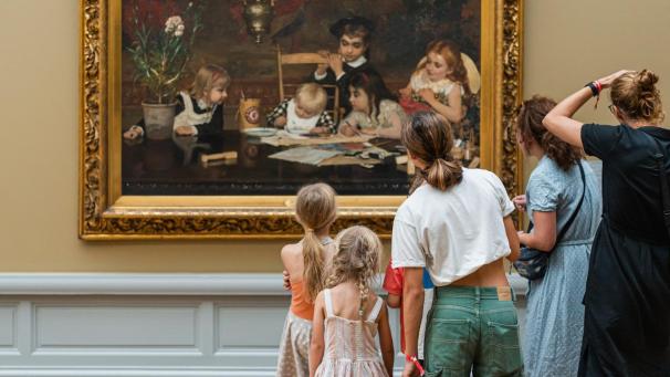 <p>Die Besucher sind eingeladen, das Museuminteraktiv zu erkunden.</p>