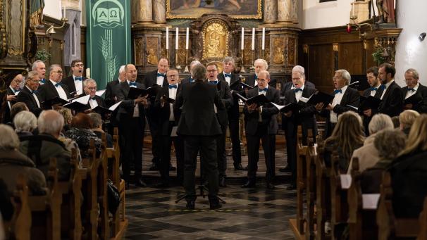 <p>Der Eupener Marienchor in Aktion</p>