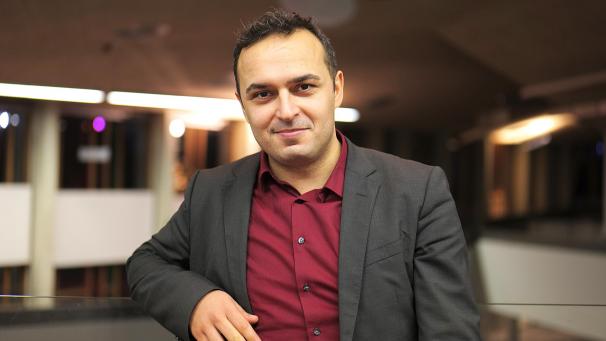 <p>Shqiprim Thaqi, Ecolo-Spitzenkandidaten für Europawahl</p>