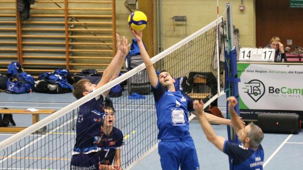 <p>Martin Löscher punktet für die Sporta.</p>