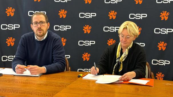 <p>Jérôme Franssen und Patricia Creutz-Vilvoye üben scharfe Kritik an den Haushaltsplänen der DG.</p>