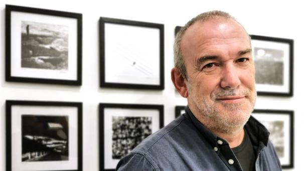 <p>Michael Bohn legt Wert auf das Grafische und Fotos, die Stimmung vermitteln.</p>