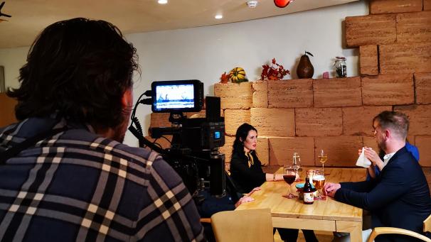 <p>Dreharbeiten zum Kurzfilm „Frauenwut im Sleepwood“</p>