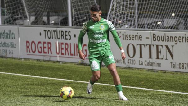 <p>Kelmis’ Yassin Bennane</p>