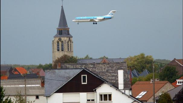 <p>Anflug auf Zaventem</p>