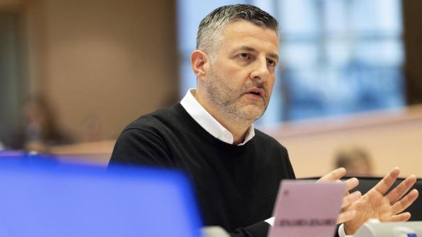 <p>Der EU-Abgeordente Pascal Arimont im EU-Parlament.</p>