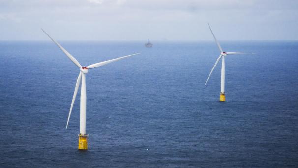 <p>Windturbinen in der Nordsee</p>